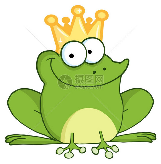 青蛙王子卡通字符图片