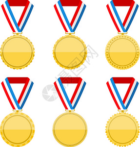 金色奖牌背景图片