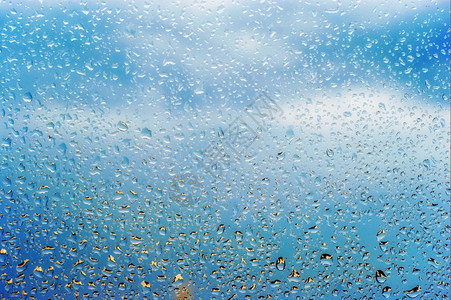 蓝色水滴背景纹理雨滴高清图片素材