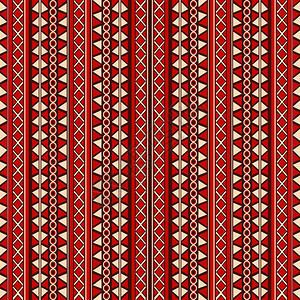 红色调的部落设计无缝模式背景图片