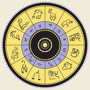 占星用星座圆圈图标图片
