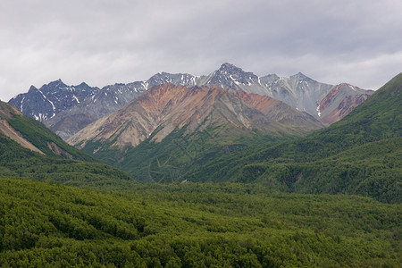 阿拉斯加荒野和楚赫山图片