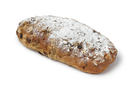 传统的全荷兰式东面包白底糖着图片