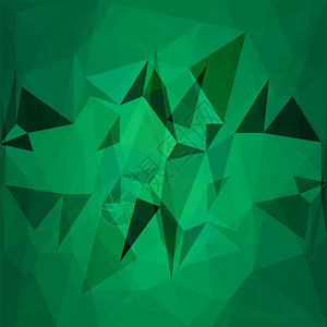绿色背景摘要三角模式摘要图片