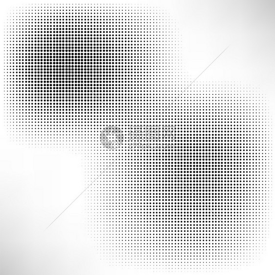 在白背景上孤立的半色点摘要质地肮脏损坏的斑点圆形模式半色图片