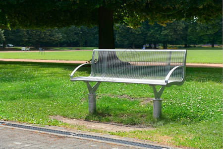 公园的花长椅图片