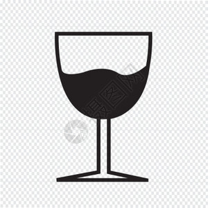 玻璃饮料图标图片