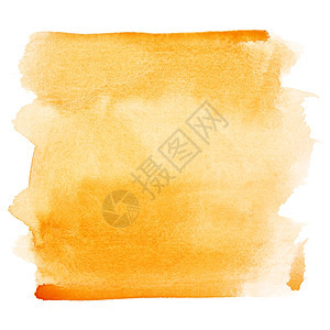 橙色水彩笔刷您自己的文字空间图片