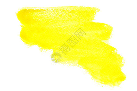 黄水彩刷图片