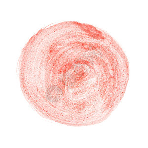 红色圆水彩笔风您自己的文字空间图片
