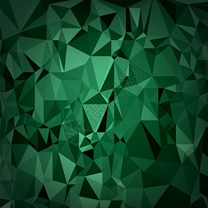 数字多边绿色背景摘要三角模式图片