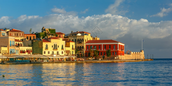 威尼斯小镇景观港口高清图片
