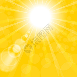 摘要太阳背景黄色夏季模式阳光闪背景火焰和镜头的阳光喷射太背景摘要图片