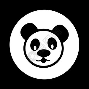 Panda图标插设计图片
