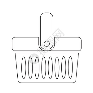 购物篮子图标插设计图片