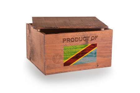 以白色背景与世隔绝的木箱坦桑尼亚产品图片