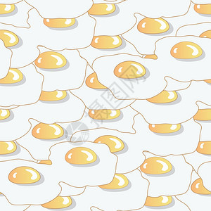 炒鸡蛋无缝模式烹饪食物背景炒鸡蛋无缝模式图片