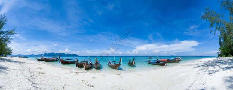 泰国KohPodaKrabi热带岛屿全景图片