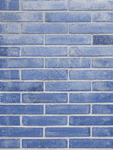 蓝砖墙背景蓝色砖墙高清图片