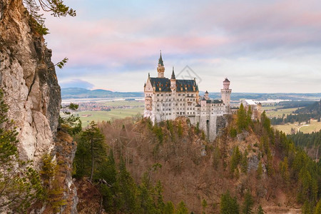 位于德国巴伐利亚市纽施旺斯坦城堡的FairtytaleNeuschwansteinFairtytaleNeewschwanste图片