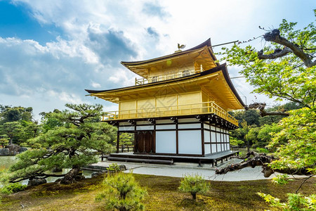 日本京都金宫寺殿建筑图片