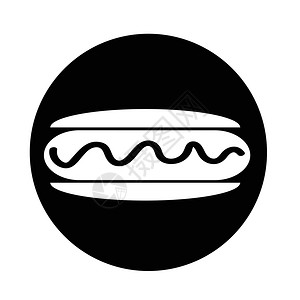 香肠热狗图标图片