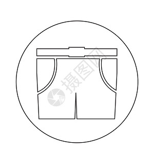 百慕大男子短裤图标图片