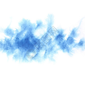 青蓝色流出水的紫染抽象纹理背景图片