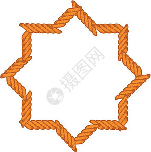 恒星Lasso绳子矢量艺术背景图片