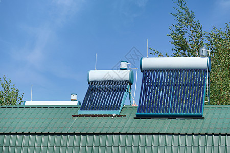 家用太阳能热水器可再生的环境能源图片