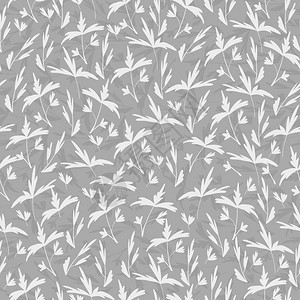 Trindy无缝裁花粉DitsyprintTrendy无缝裁花粉print深灰背景上的色小叶子可用于纺织品物壁纸剪贴布设计矢量图片