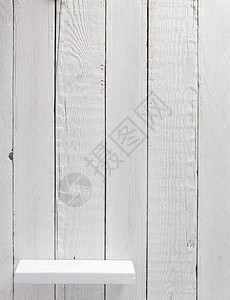白色背景纹理的木板架图片