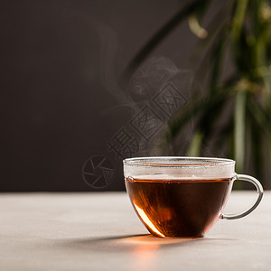 茶叶混凝土背景的茶叶构成图片
