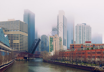 美国伊迪诺州芝加哥大桥图片