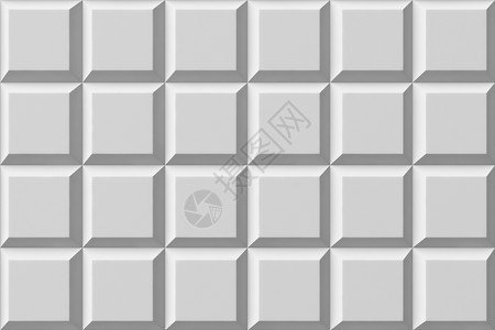 白色平铺地板无缝纹理图案背景3D错误白色平铺地板3d插图图片