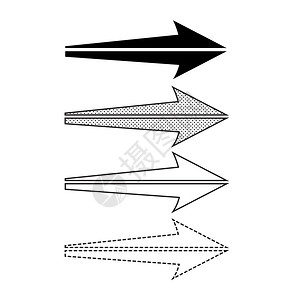 矢量箭向图标插图片