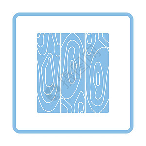 平板图案的标蓝色框架设计矢量插图图片