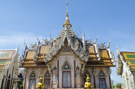 泰国美丽的大理石寺高清图片