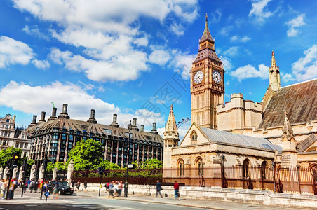 BigBen英国伦敦的Westminster宫英国的Portcullis家英国的议会大厦BigBen英国伦敦的Westminst图片