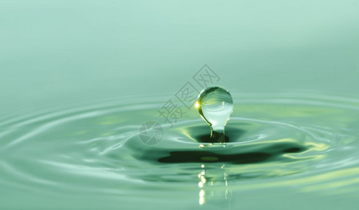 水滴近自然背景图片