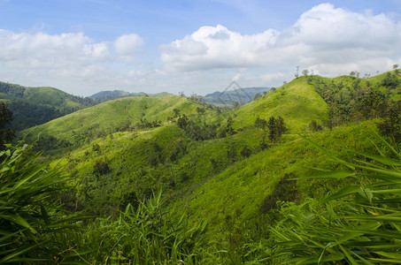 山顶风景泰国坎沙那布里乔昌普克图片