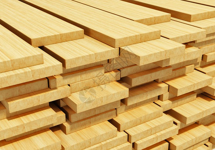 木材工和业概念板堆的宏观点图片
