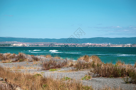 保加利亚Pomorie的美丽海景图片