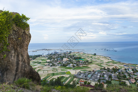 越南QuangNgaiLySon岛美丽的海景图片