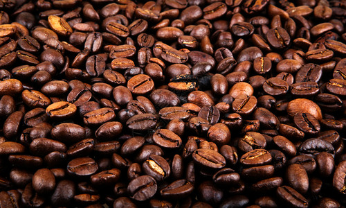 咖啡豆背景图片