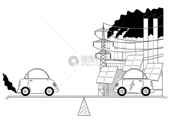 电网基础设施处于背景状况图图片