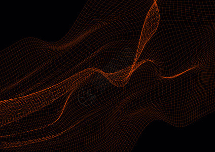 抽象波浪设计背景图片