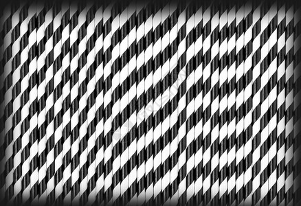 黑白颜色的条纹饮料稻草背景图片