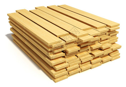 木材工和业概念白色背景隔离的木板图片