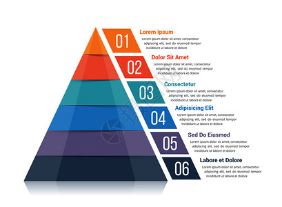 含有六个元素的金字塔成像模板矢量eps10插图金字塔成像图图片